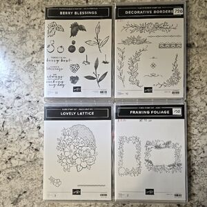 New Stampin' Up! Floral Stamp Sets Bundle of Four